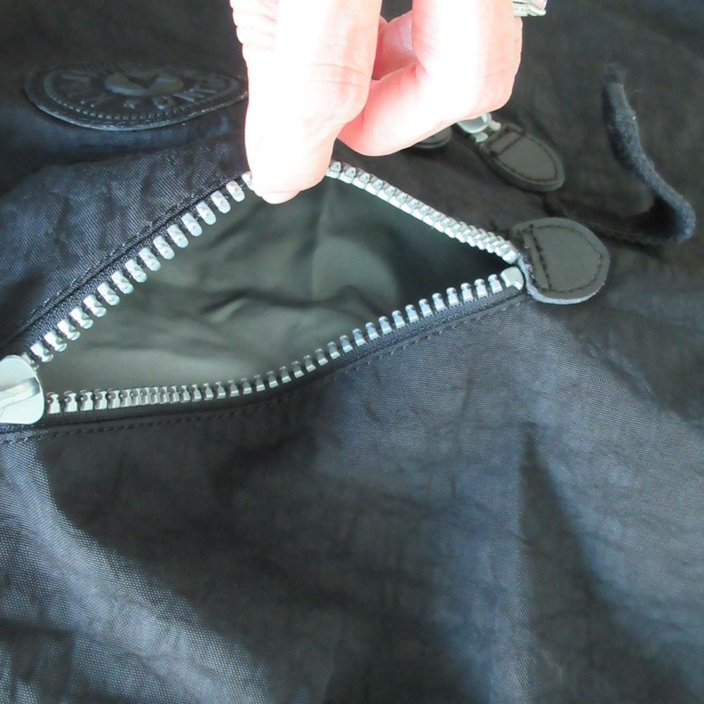 Kipling Heritage Drawstring Backpack In Black Nyl… - image 8